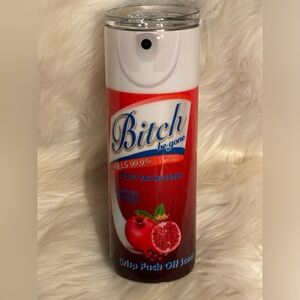 B*tch Off Spray Hot/Cold Stainless Steel 20 oz Tumbler-Red